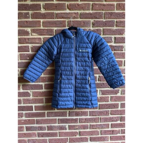 Columbia Omni-Heat Hooded Puffer Coat Youth Size XS 6 - Picture 1 of 9